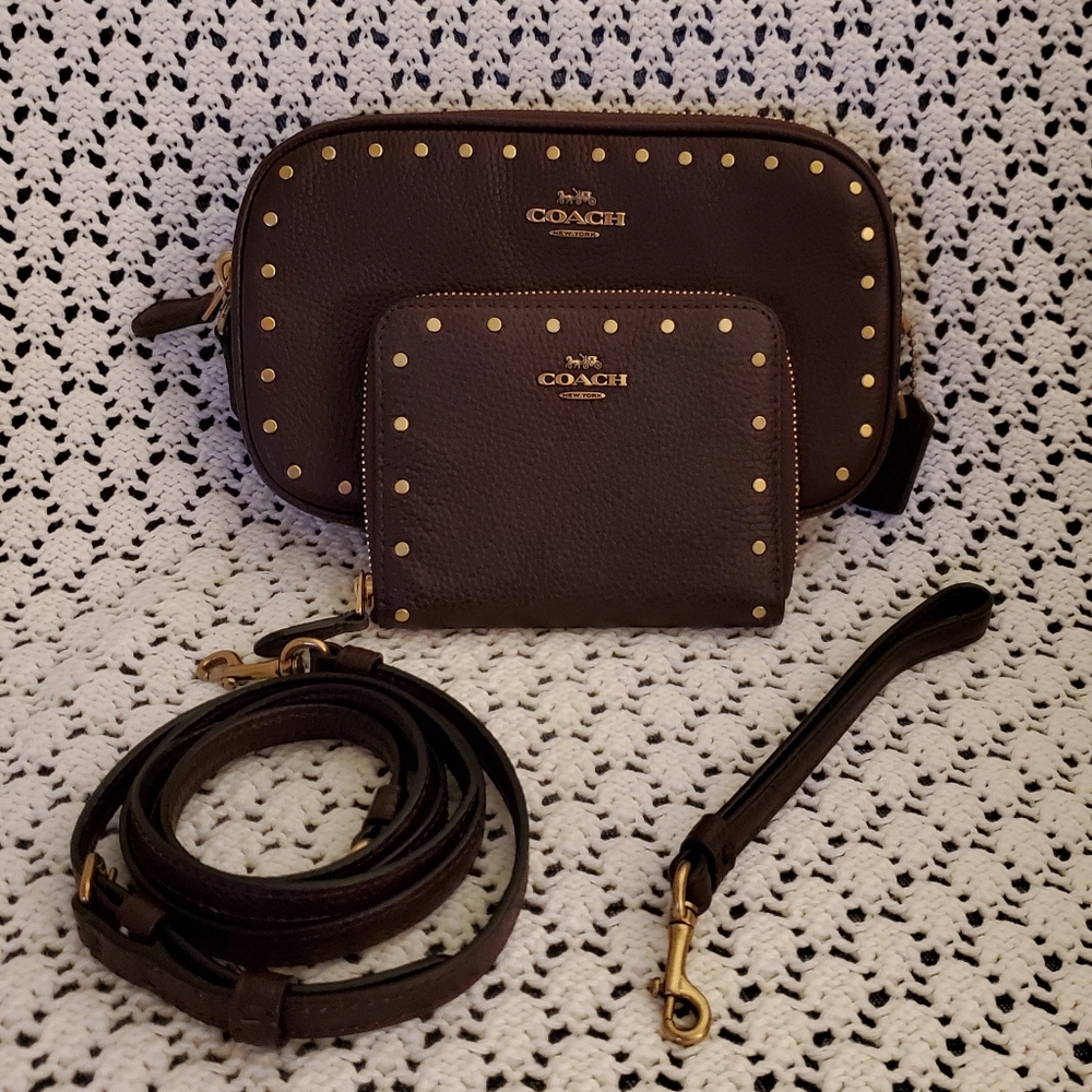 Coach Mini Crossbody Bag & Matching Wallet